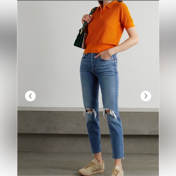 Re/Done 90’s high rise ankleBlue Women's Jeans